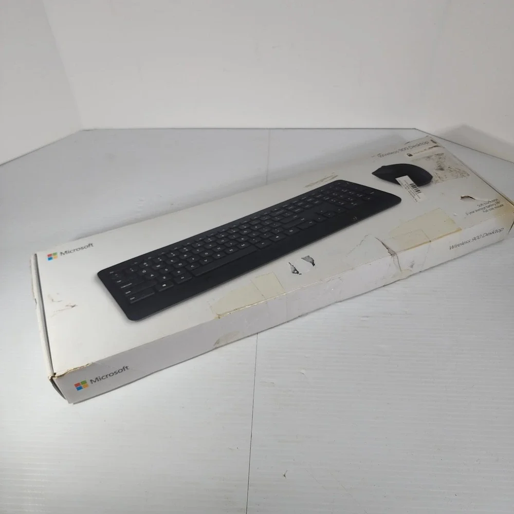 READ Microsoft Wireless 900 Desktop Wireless Keyboard‎ & Mouse NO USB DONGLE